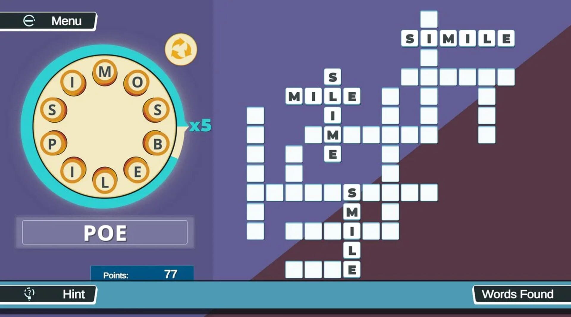 Screenshot for #1 Anagrams