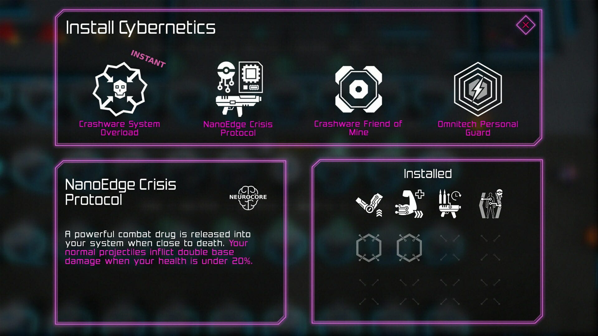 Screenshot for Neon Chrome