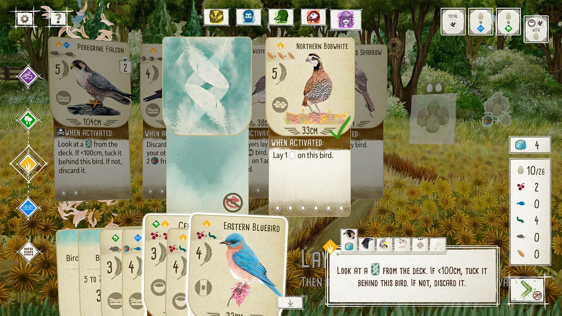 Screenshot for Wingspan