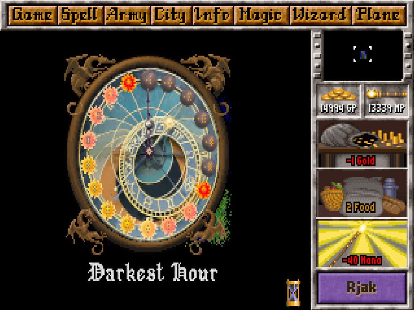 Screenshot for Master of Magic