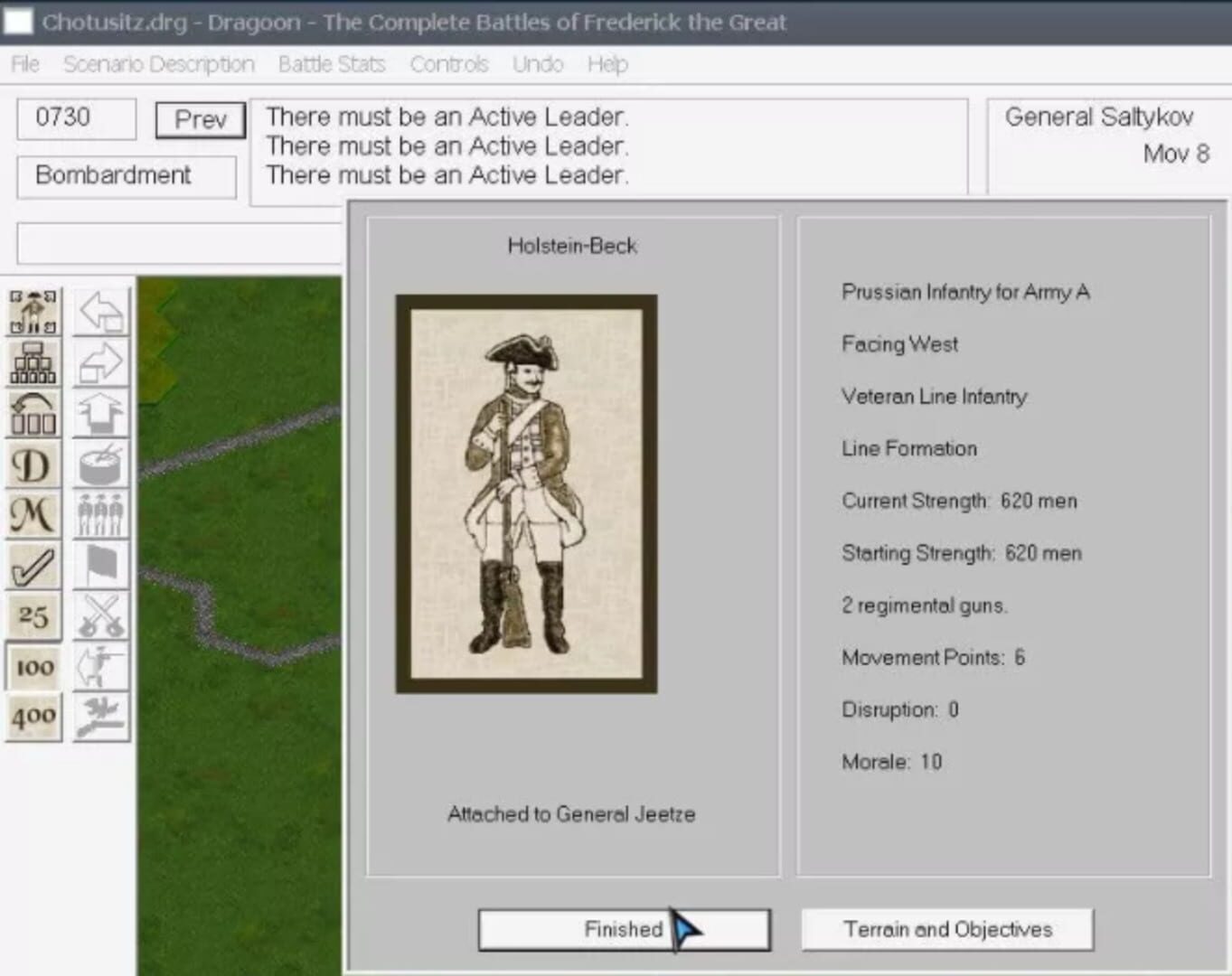 Screenshot for Dragoon: The Battles of Frederick the Great