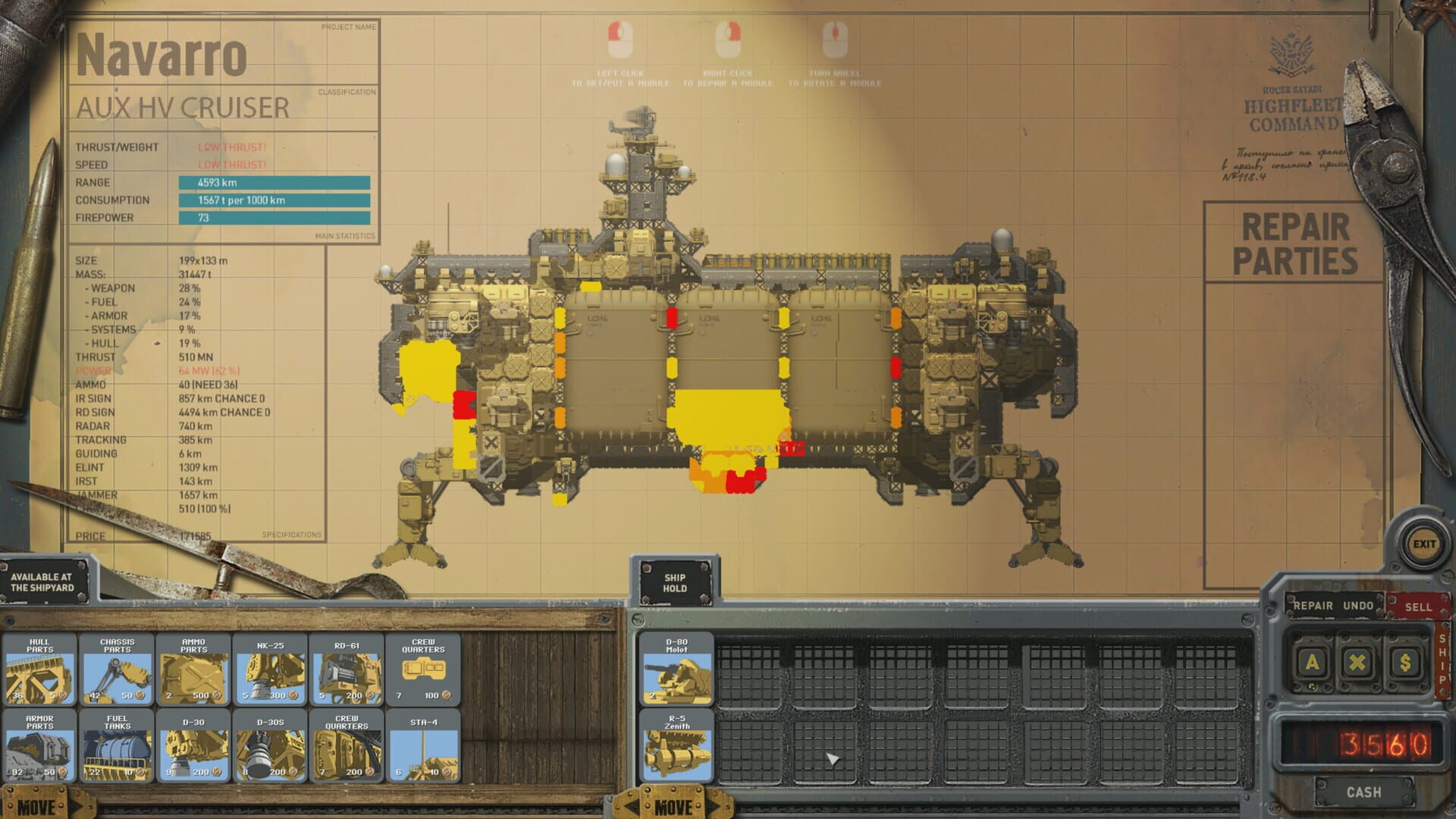 Screenshot for HighFleet