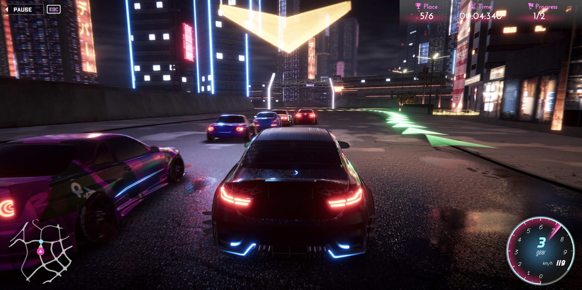Screenshot for CrashMetal: Cyberpunk