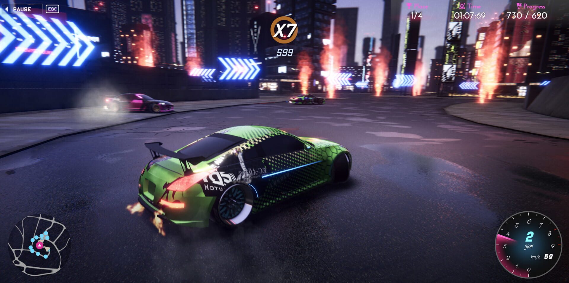 Screenshot for CrashMetal: Cyberpunk
