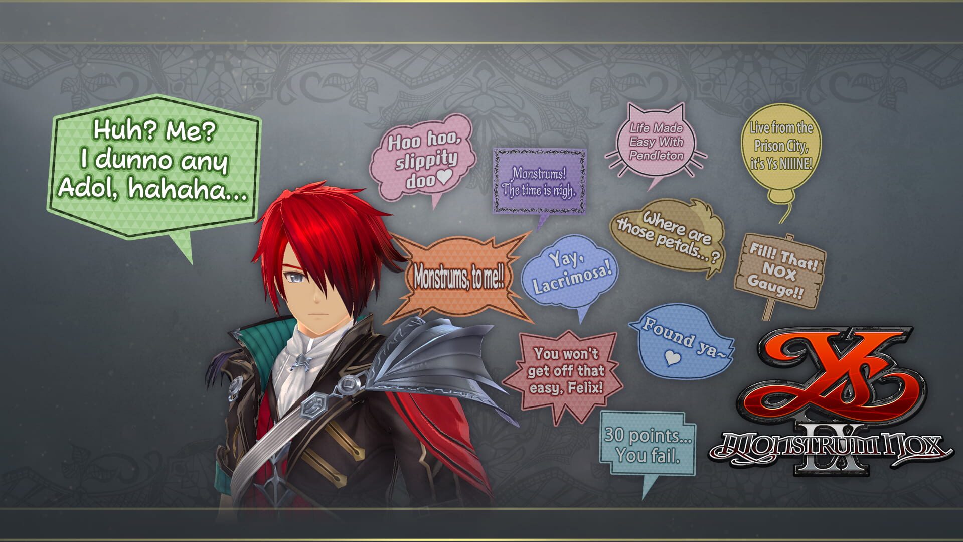 Screenshot for Ys IX: Monstrum Nox