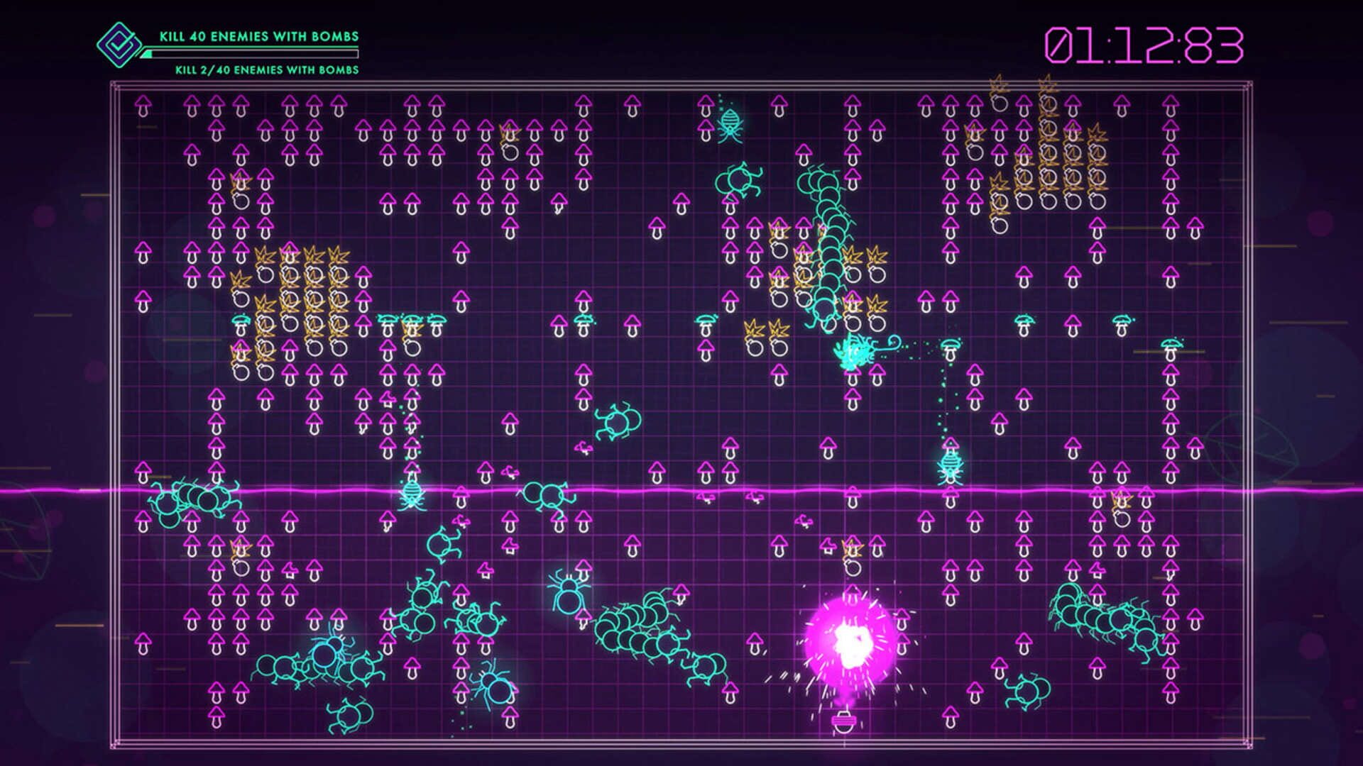 Screenshot for Centipede: Recharged