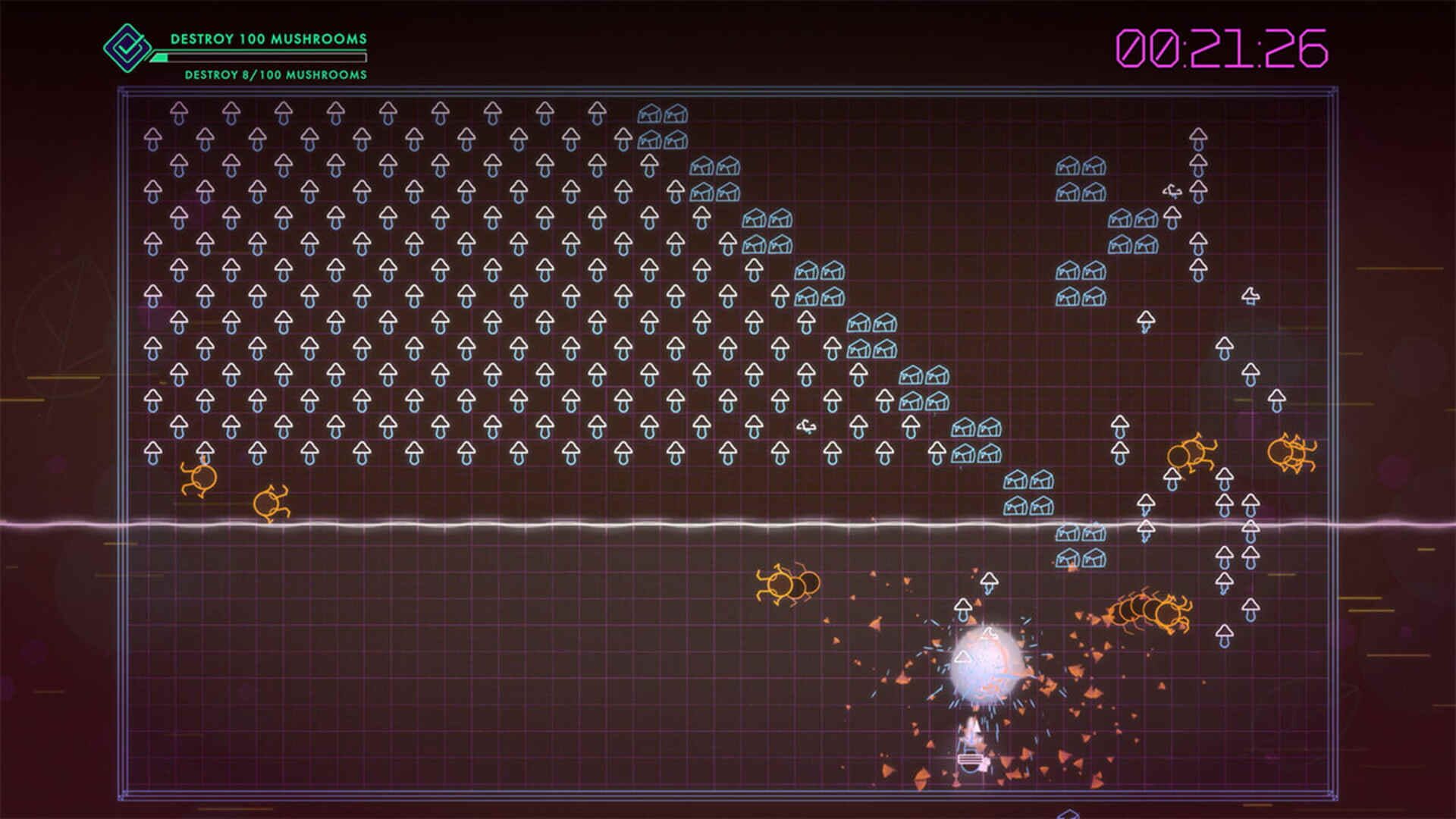 Screenshot for Centipede: Recharged