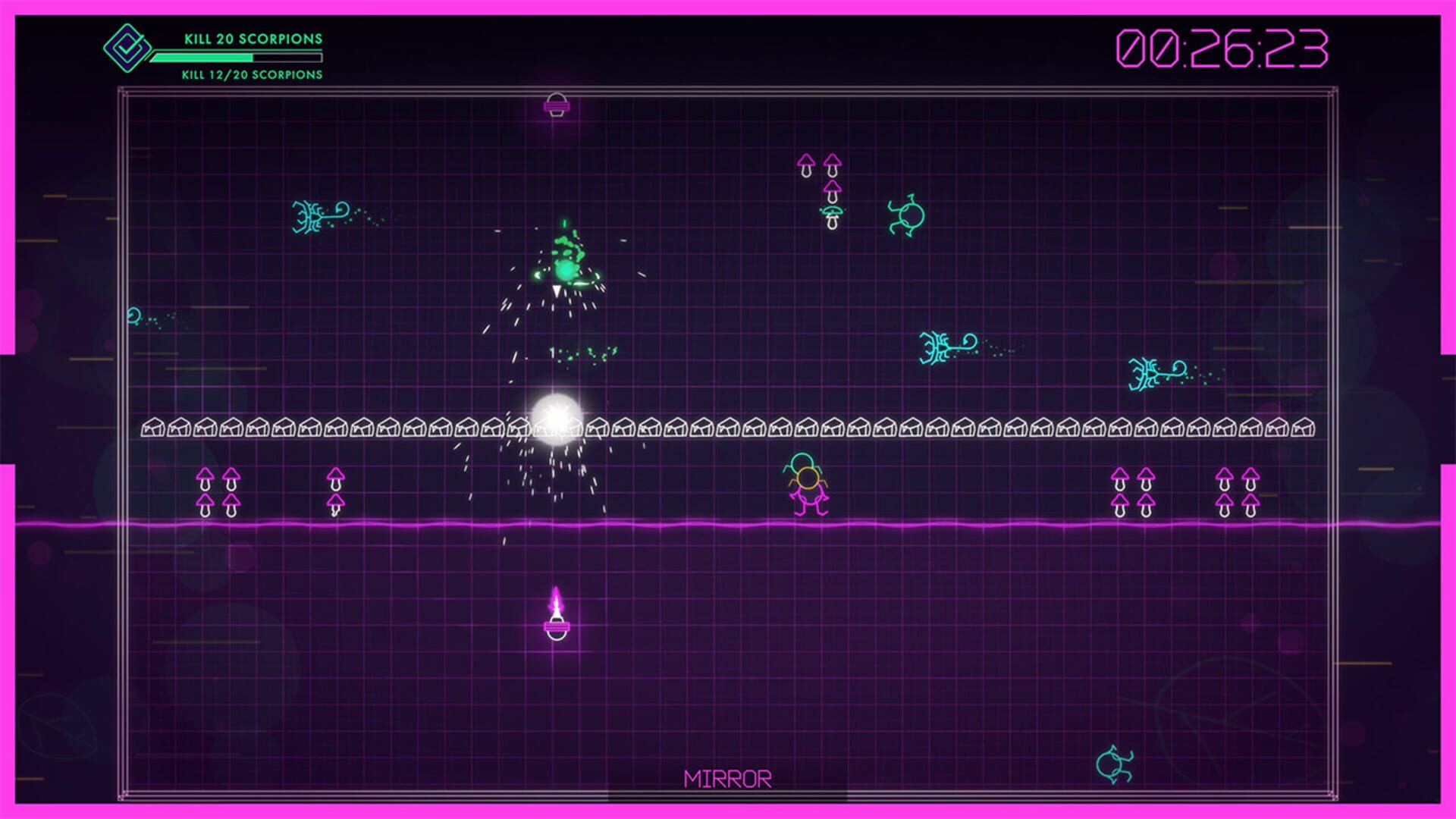 Screenshot for Centipede: Recharged