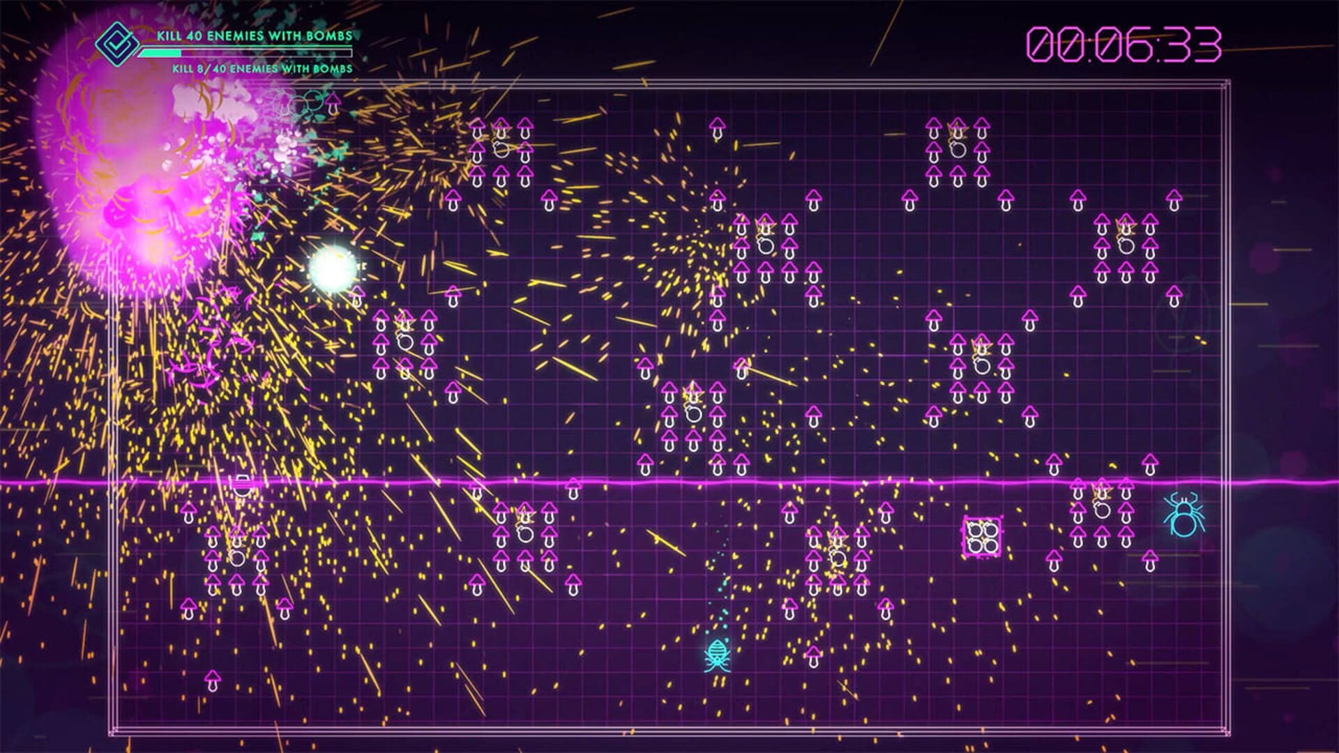 Screenshot for Centipede: Recharged