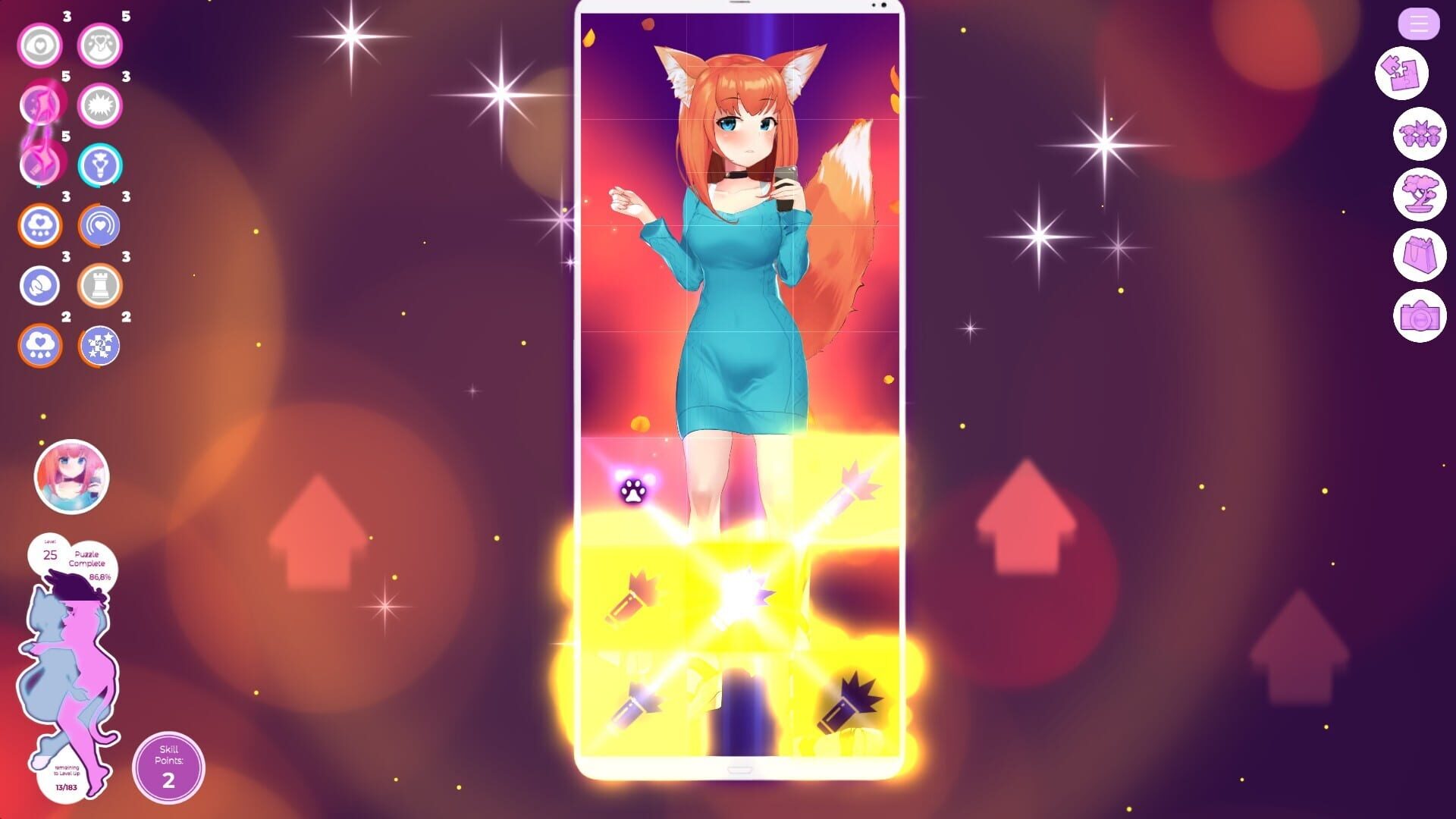 Screenshot for Mosaique Neko Waifus 2