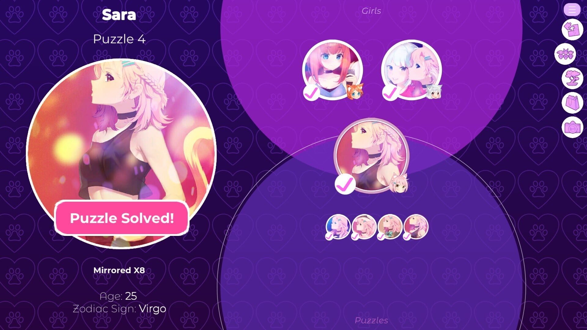 Screenshot for Mosaique Neko Waifus 2
