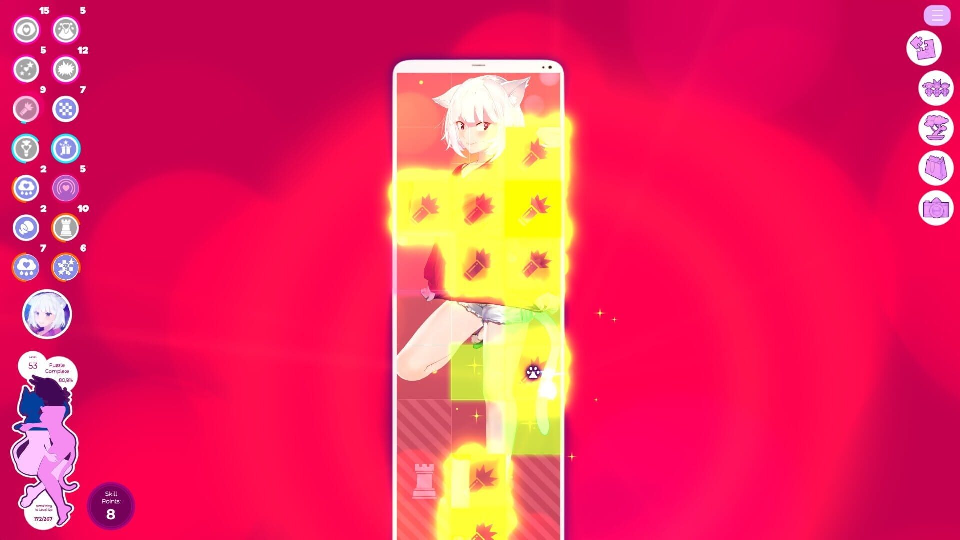 Screenshot for Mosaique Neko Waifus 2