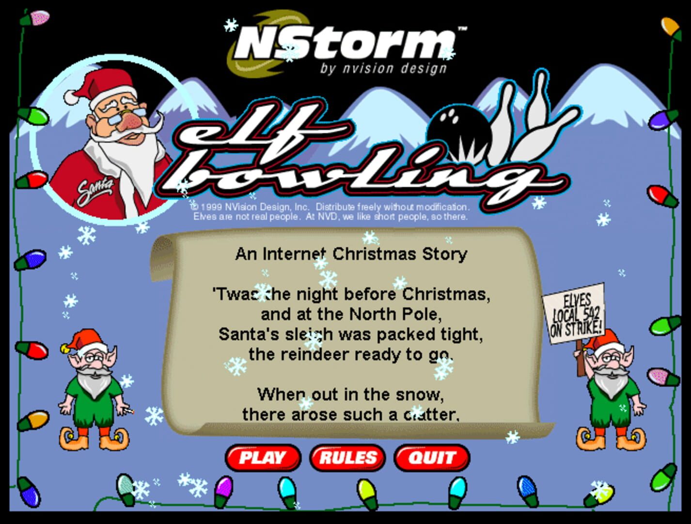 Screenshot for Elf Bowling
