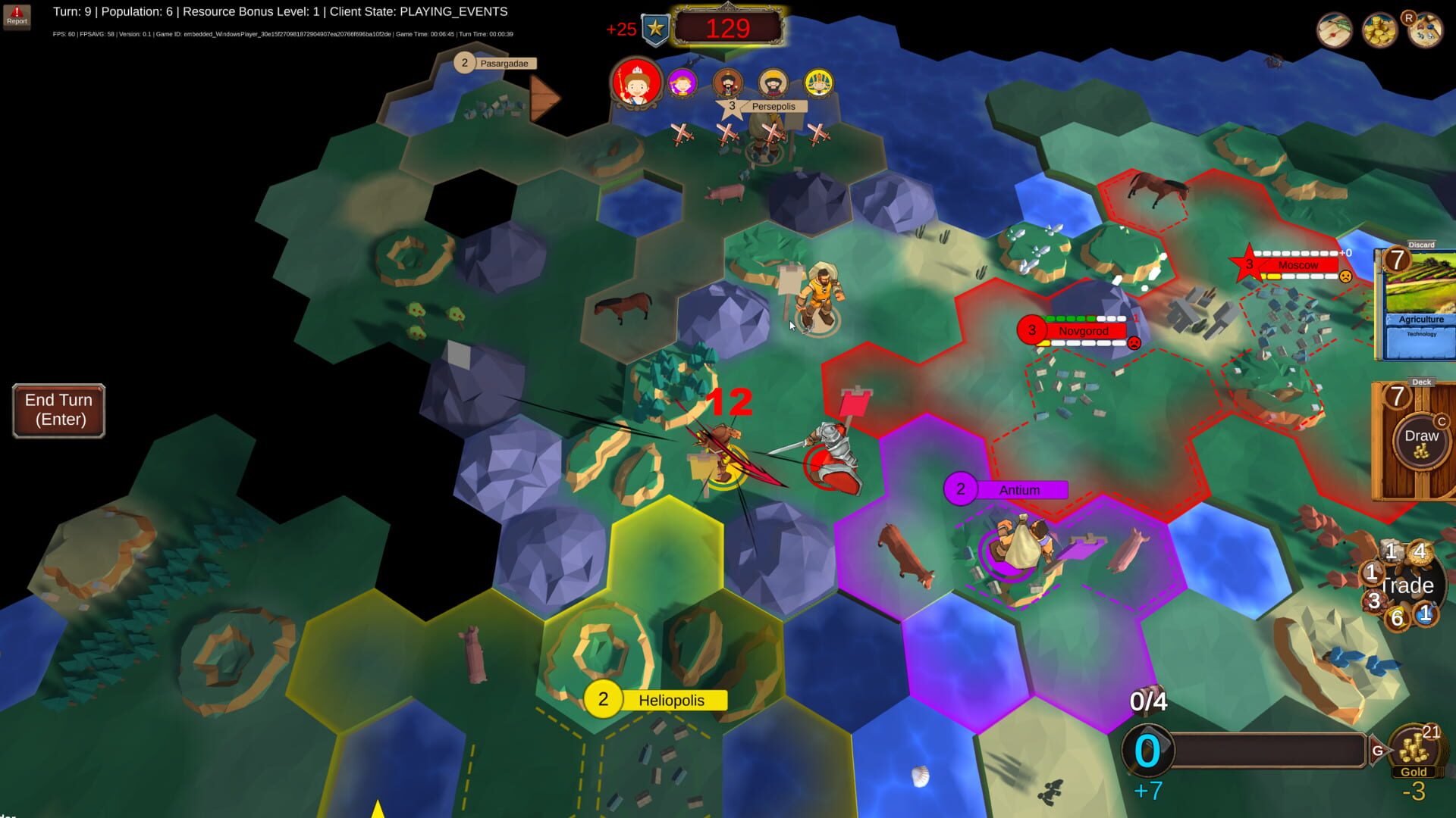 Screenshot for Hexarchy