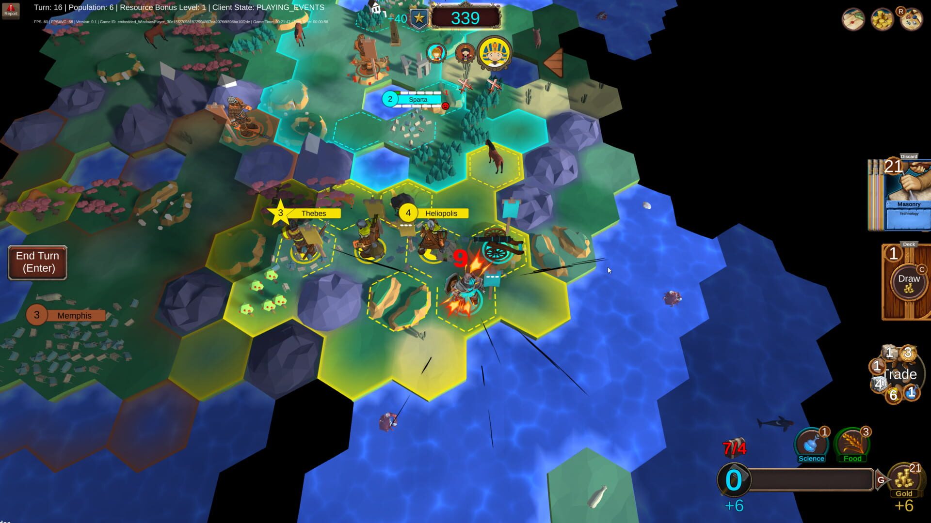 Screenshot for Hexarchy