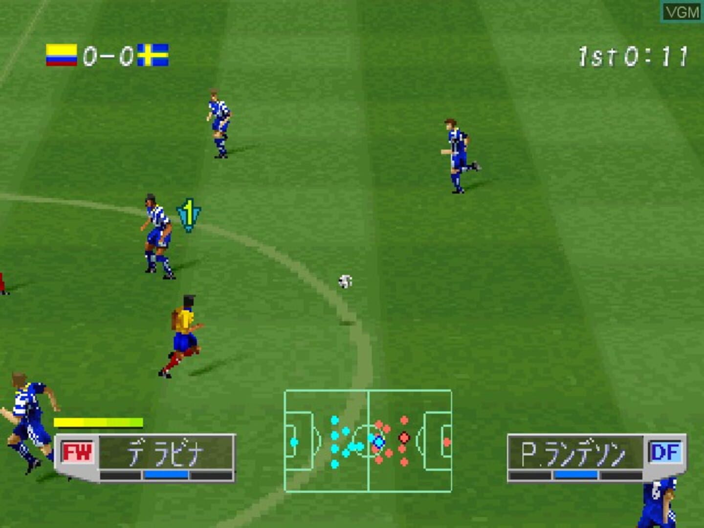 Screenshot for World Soccer Jikkyou Winning Eleven 3: World Cup France '98