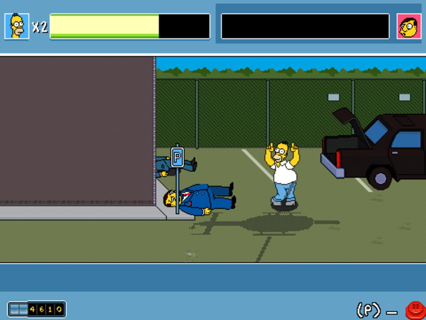Screenshot for The Simpsons Arcade