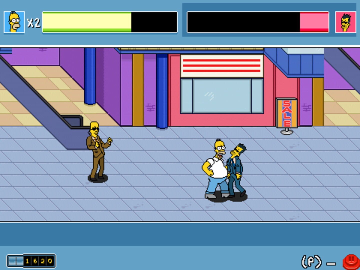 Screenshot for The Simpsons Arcade