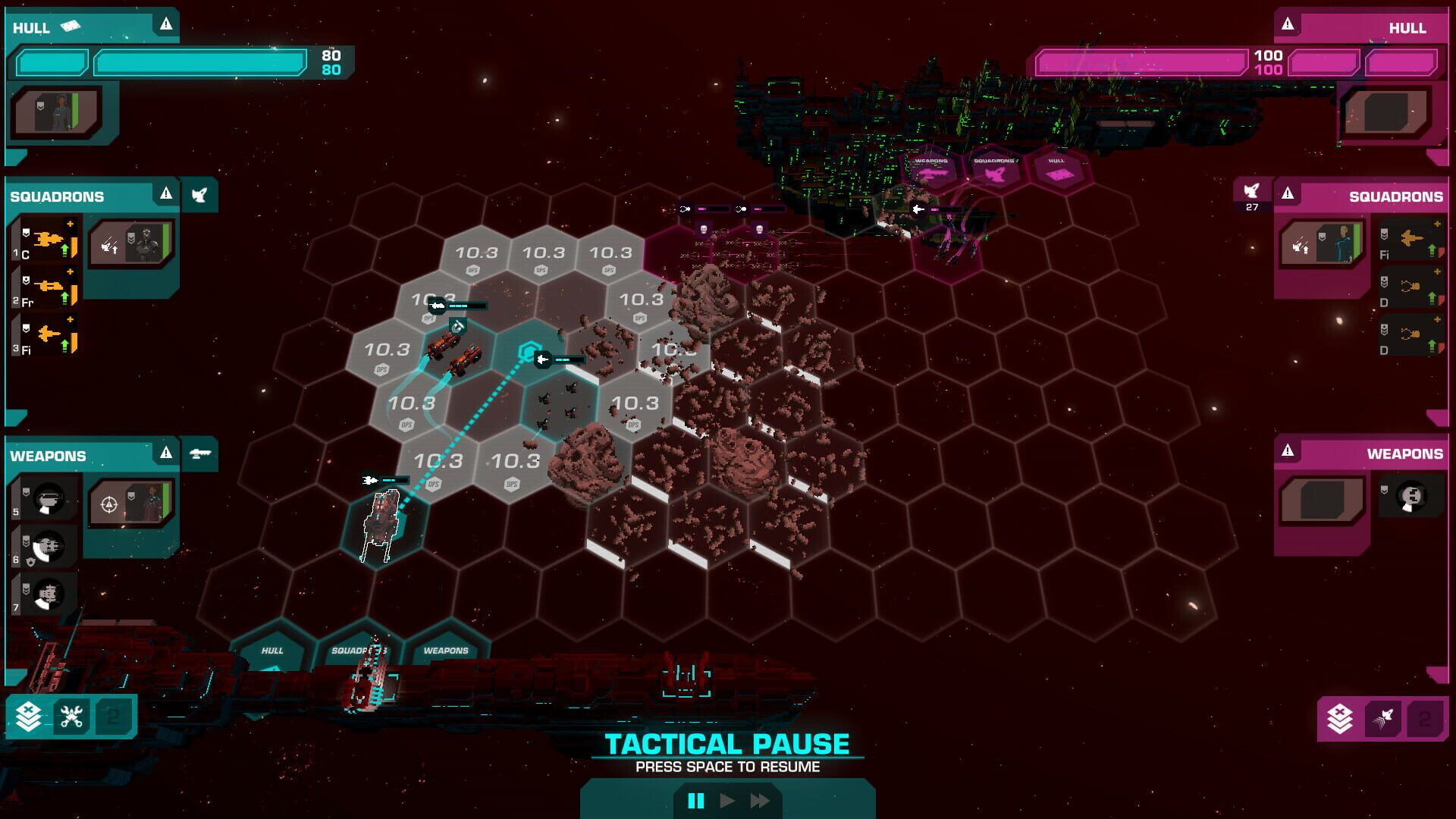 Screenshot for Crying Suns