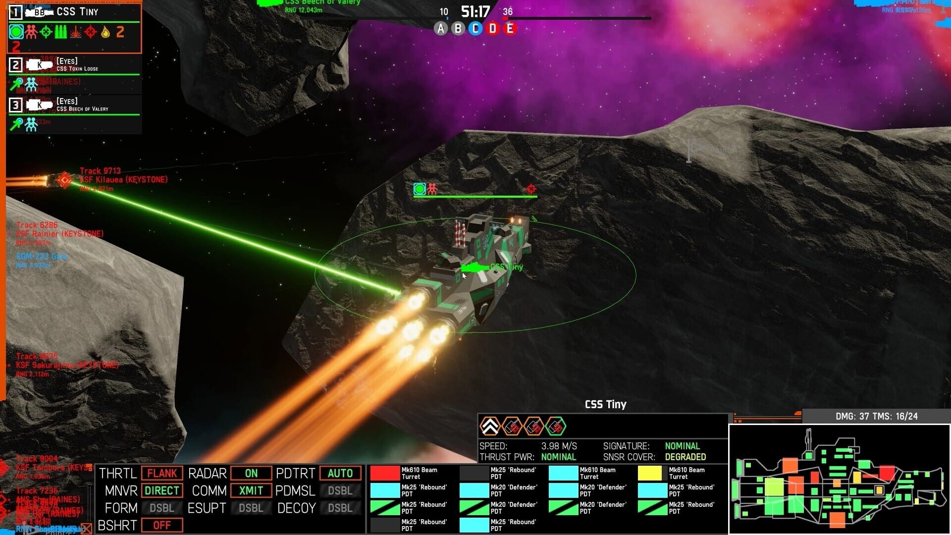 Screenshot for Nebulous: Fleet Command