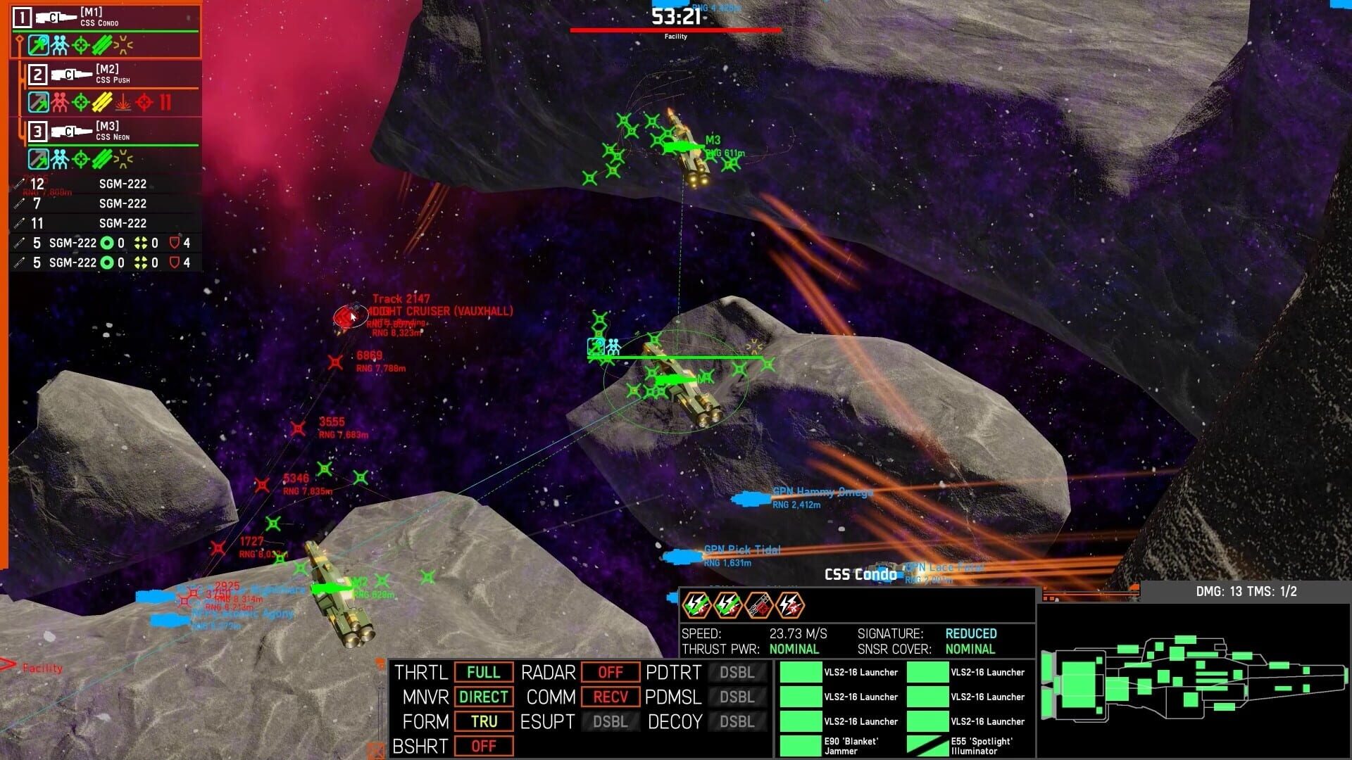 Screenshot for Nebulous: Fleet Command