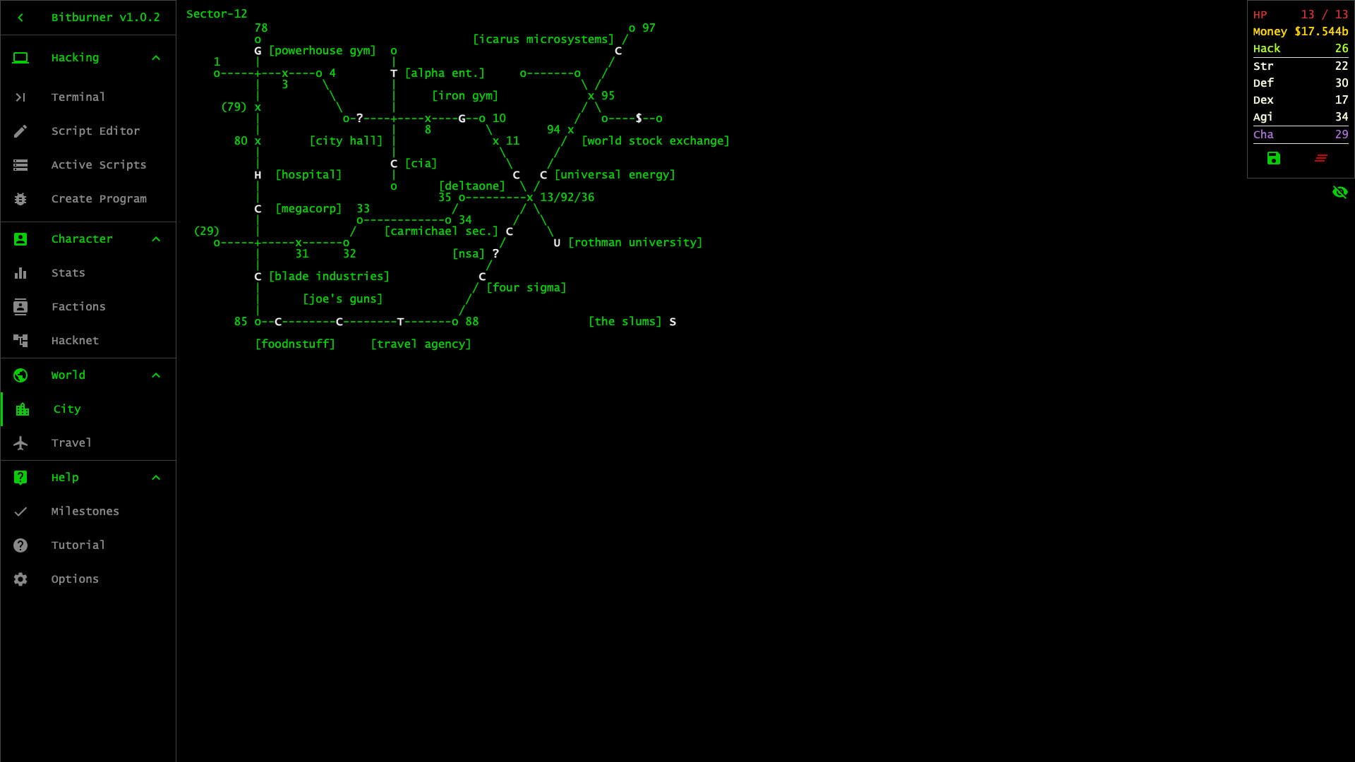 Screenshot for Bitburner
