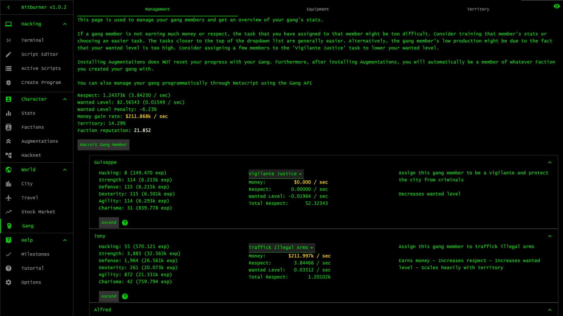 Screenshot for Bitburner