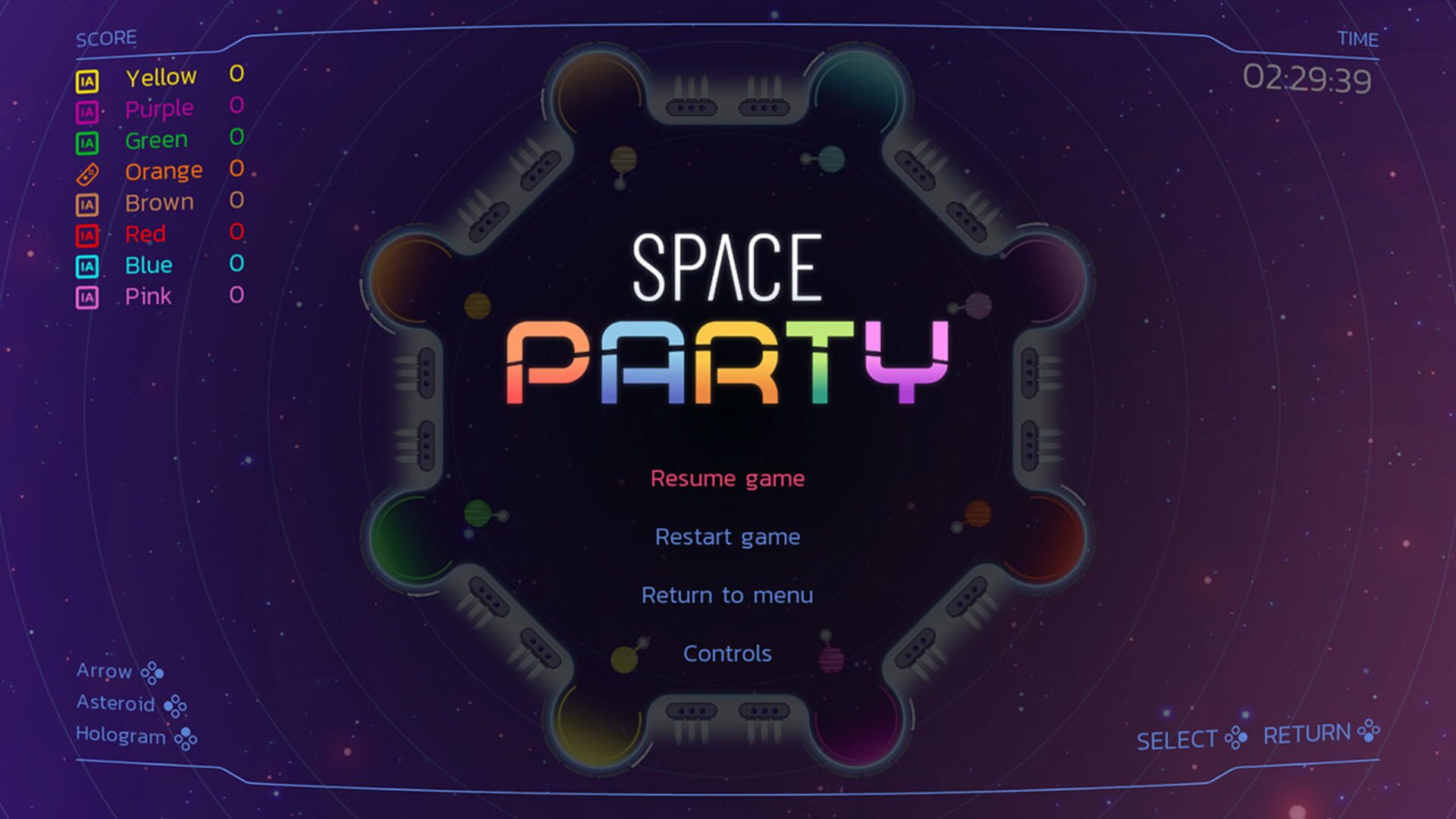 Screenshot for Space Party