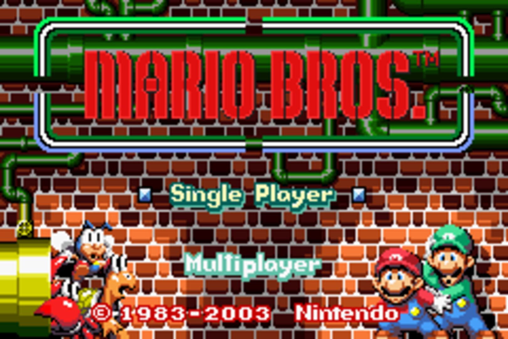 Screenshot for Mario Bros.
