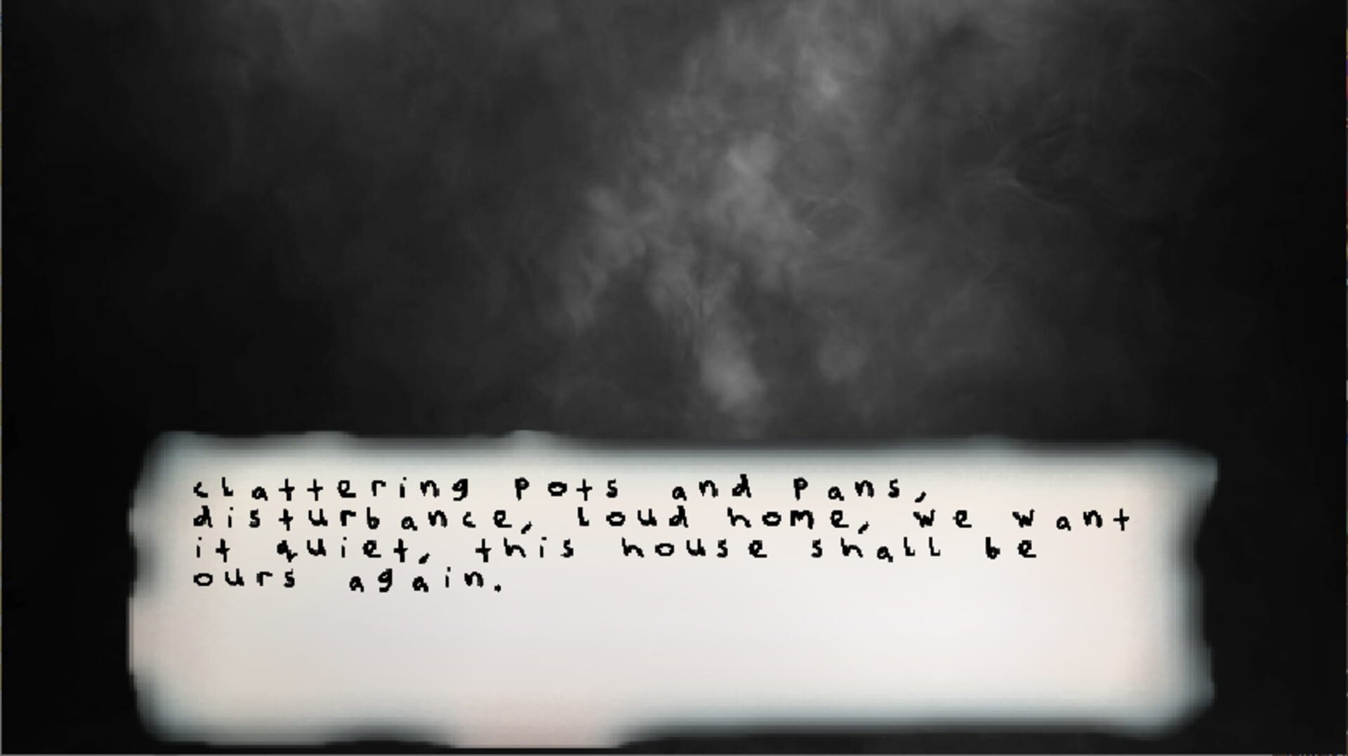 Screenshot for An Outcry, Prelude