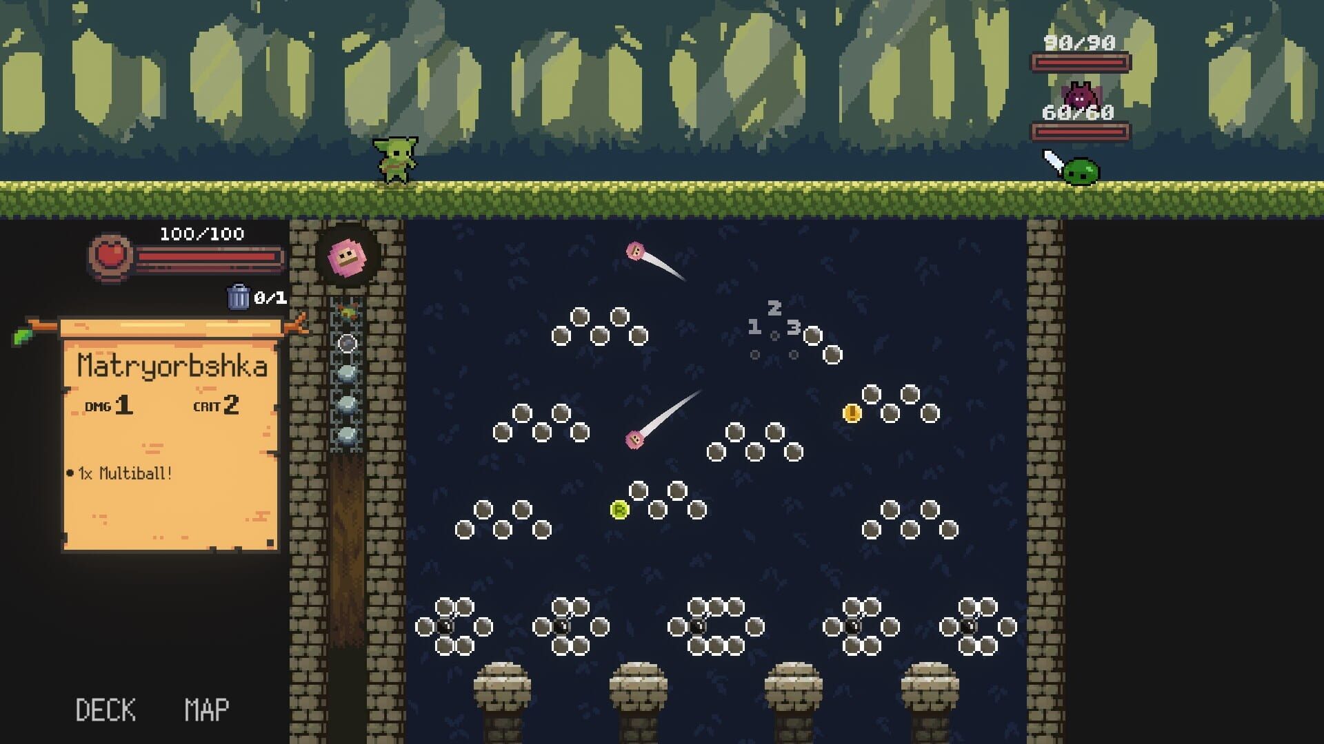 Screenshot for Peglin