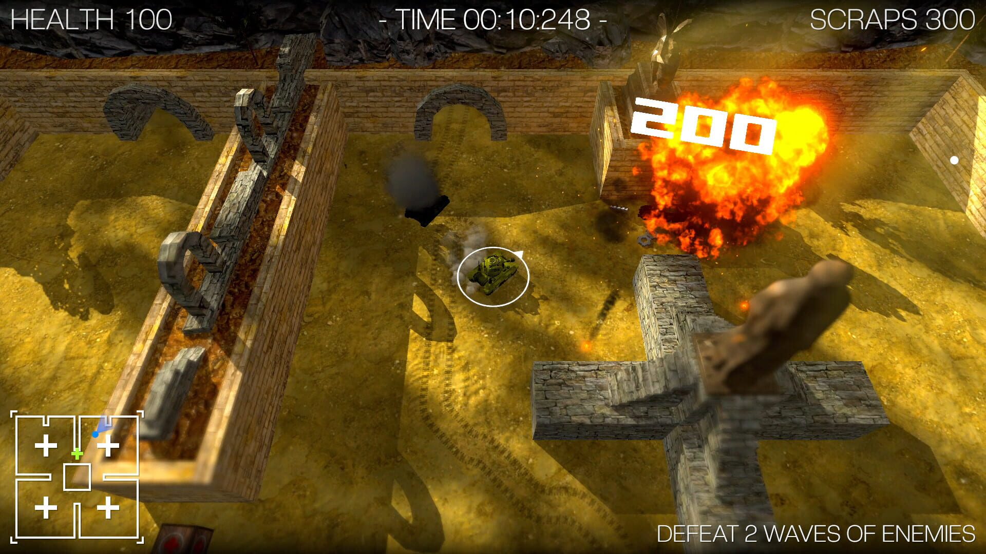 Screenshot for Arenas of Tanks