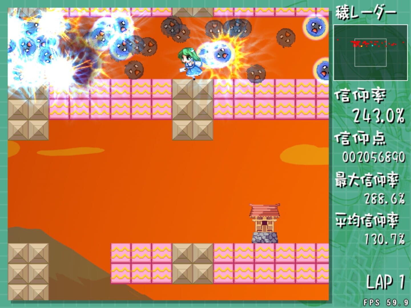 Screenshot for Sanae Challenge!