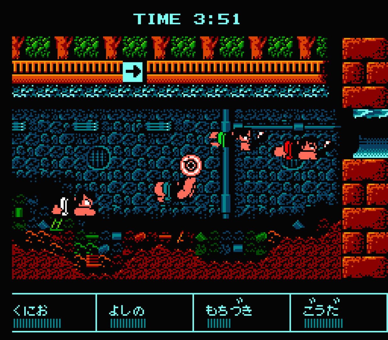 Screenshot for Downtown Nekketsu March Super-Awesome Field Day!