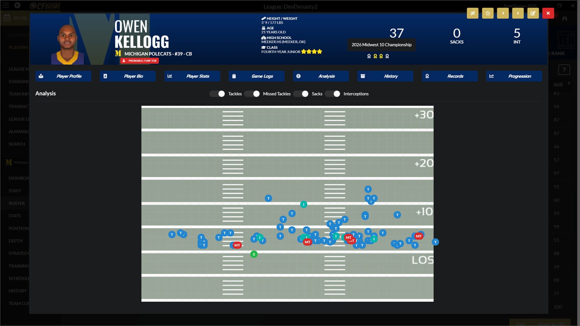 Screenshot for Draft Day Sports: College Football 2023