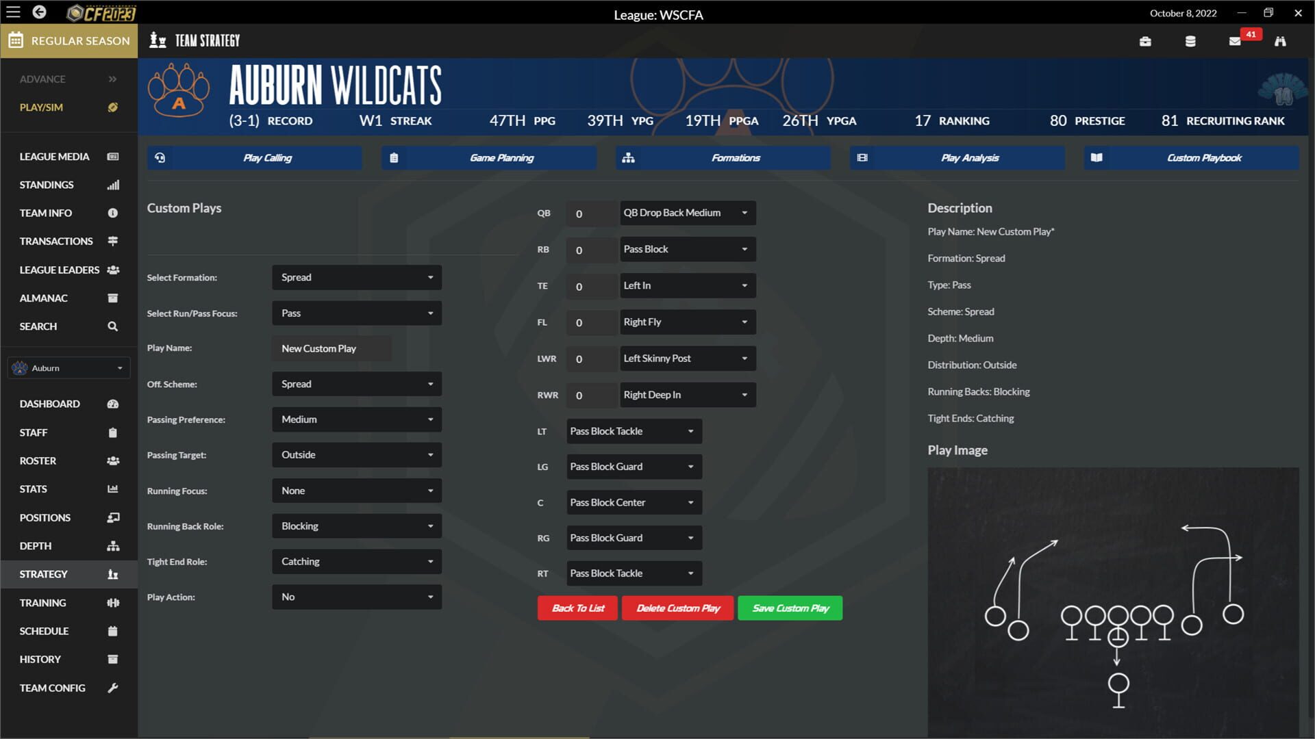 Screenshot for Draft Day Sports: College Football 2023