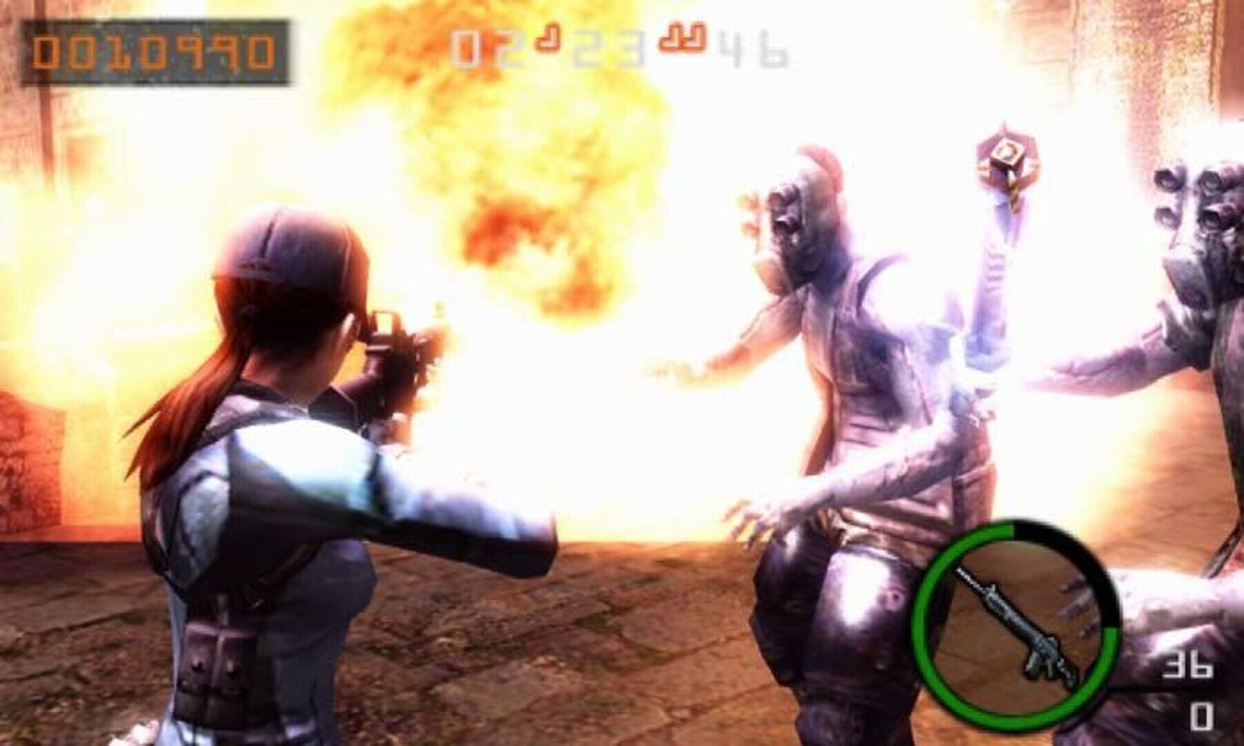 Screenshot for Resident Evil: The Mercenaries 3D