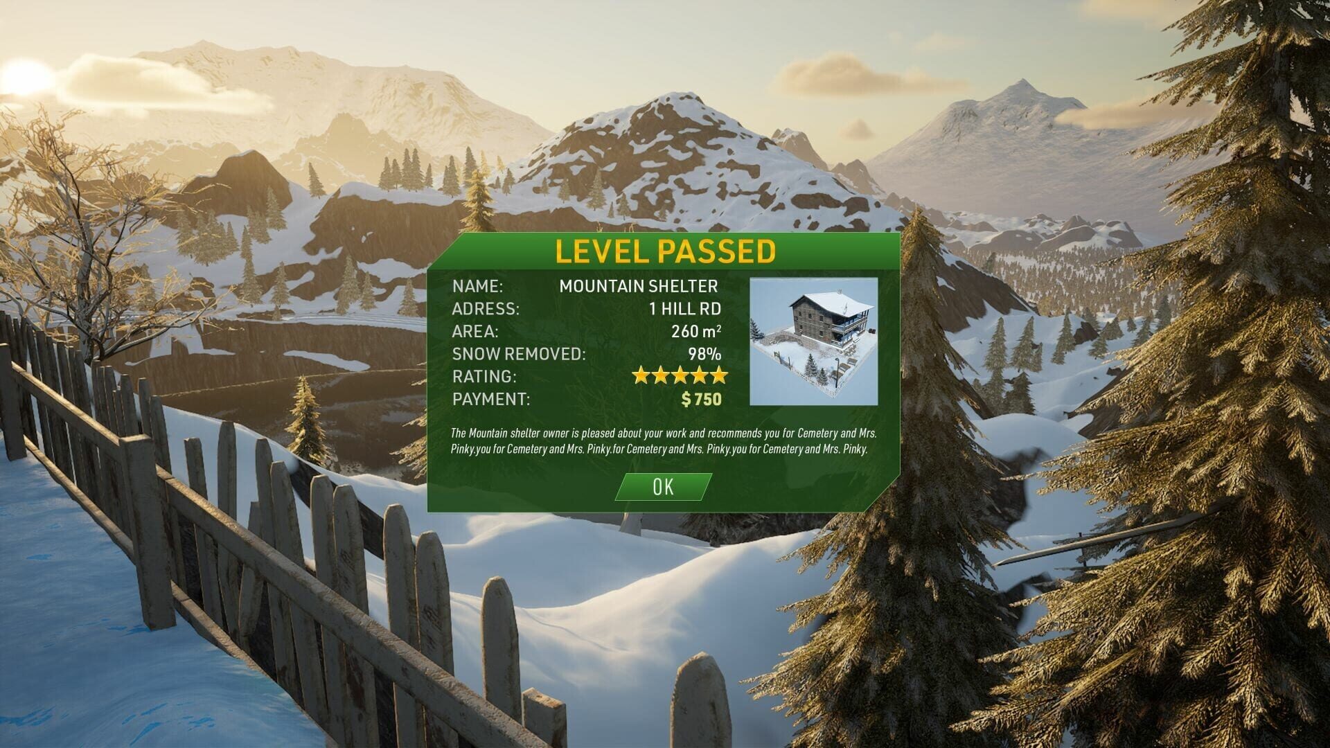 Screenshot for Snow Plowing Simulator