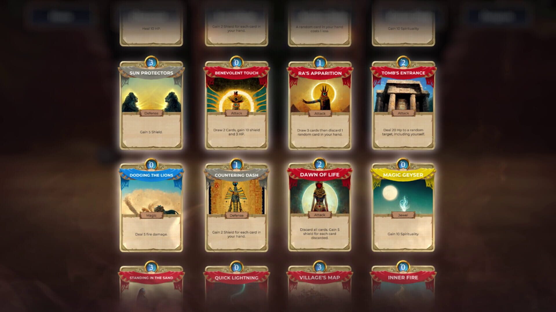 Screenshot for Creeping Deck: Pharaoh's Curse