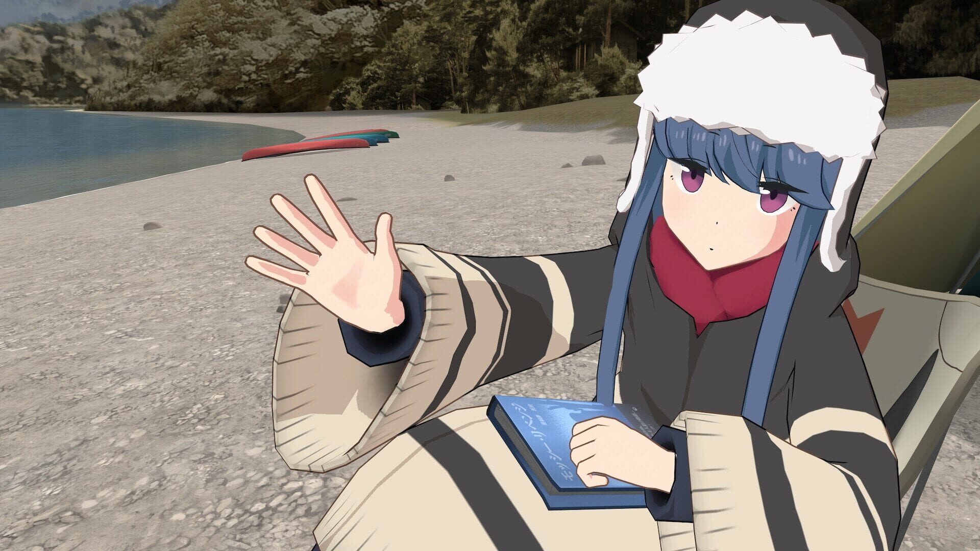Screenshot for Laid-Back Camp: Virtual - Lake Motosu