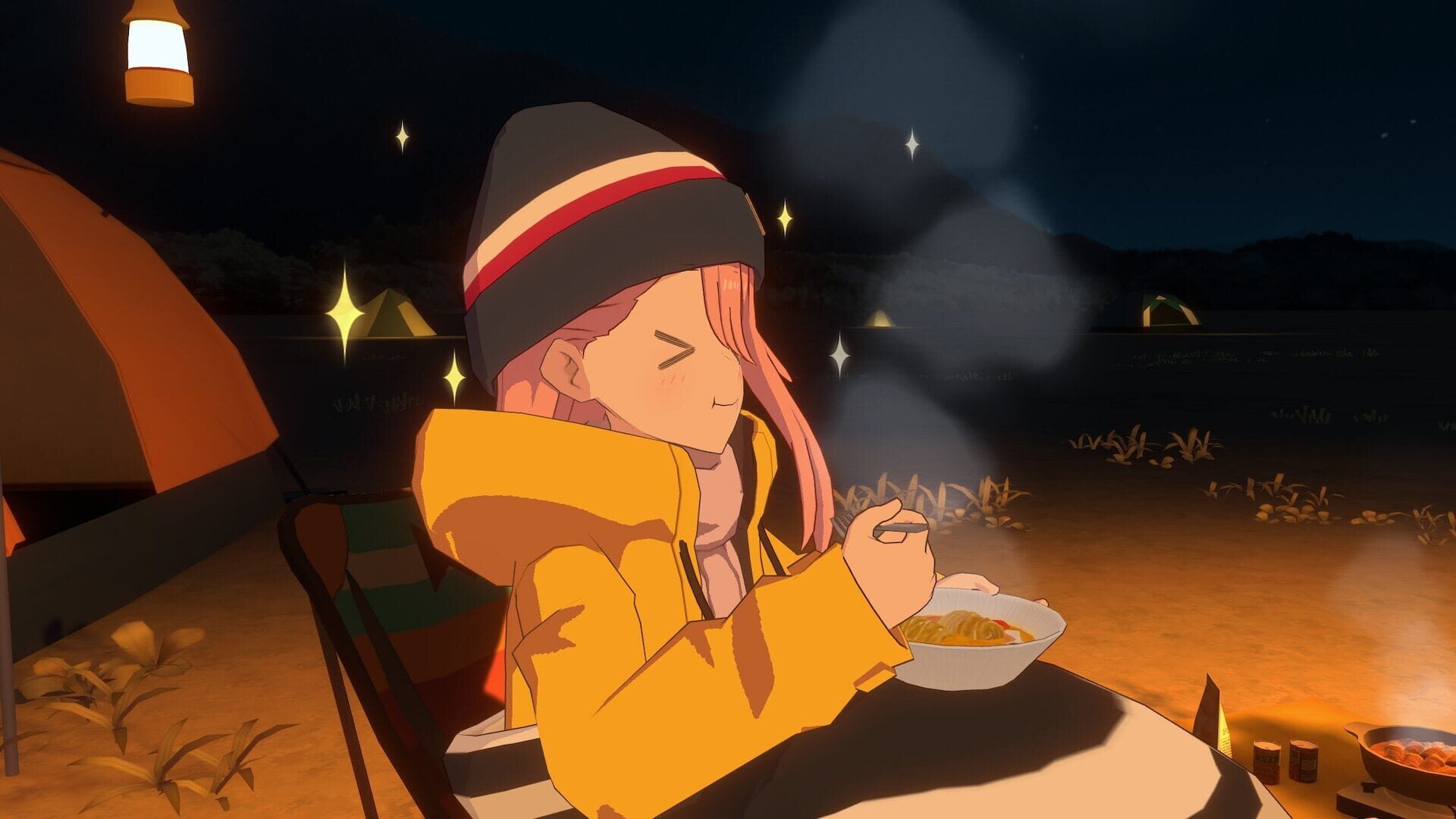 Screenshot for Laid-Back Camp: Virtual - Fumoto Campsite