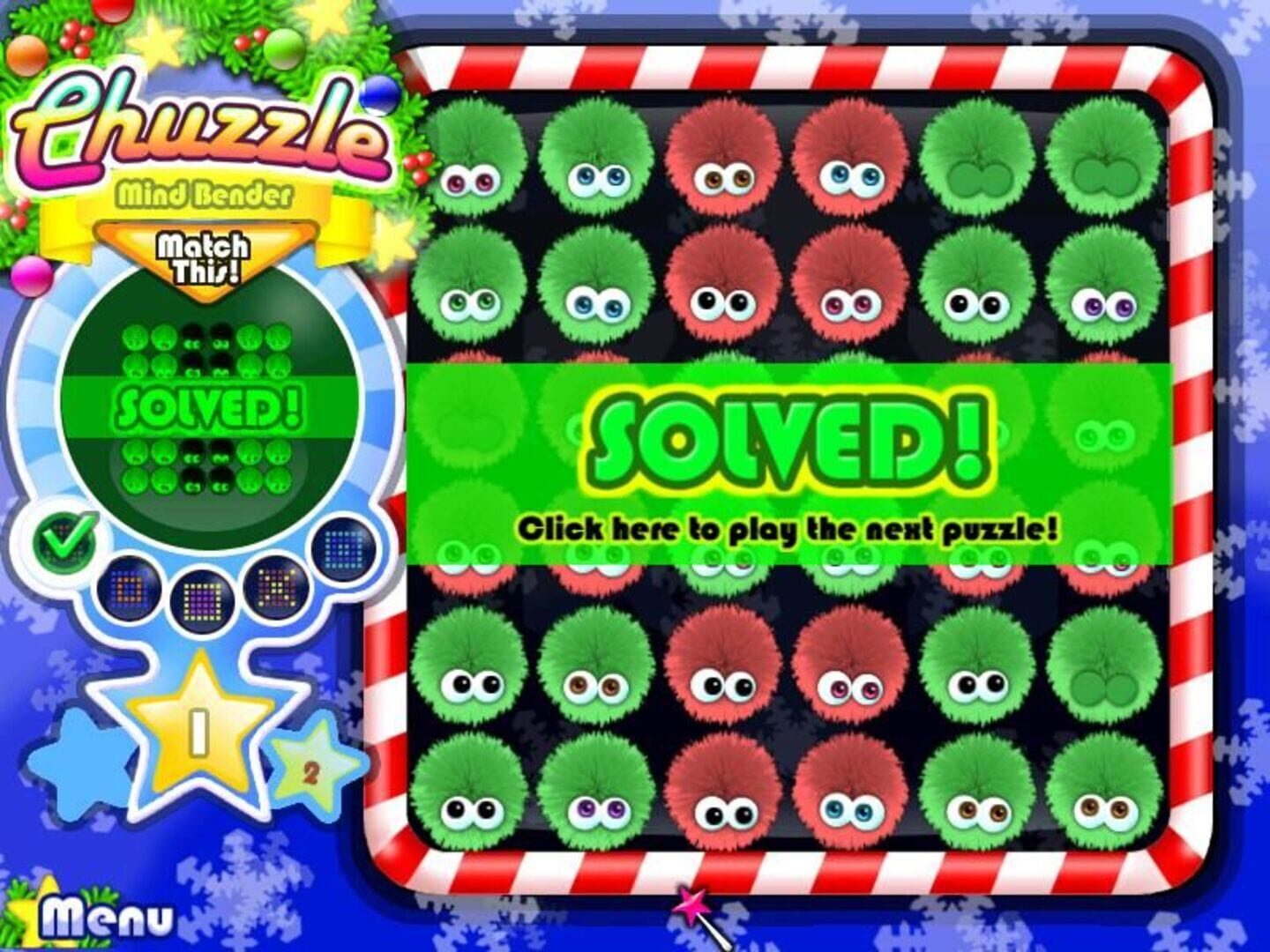 Screenshot for Chuzzle Deluxe