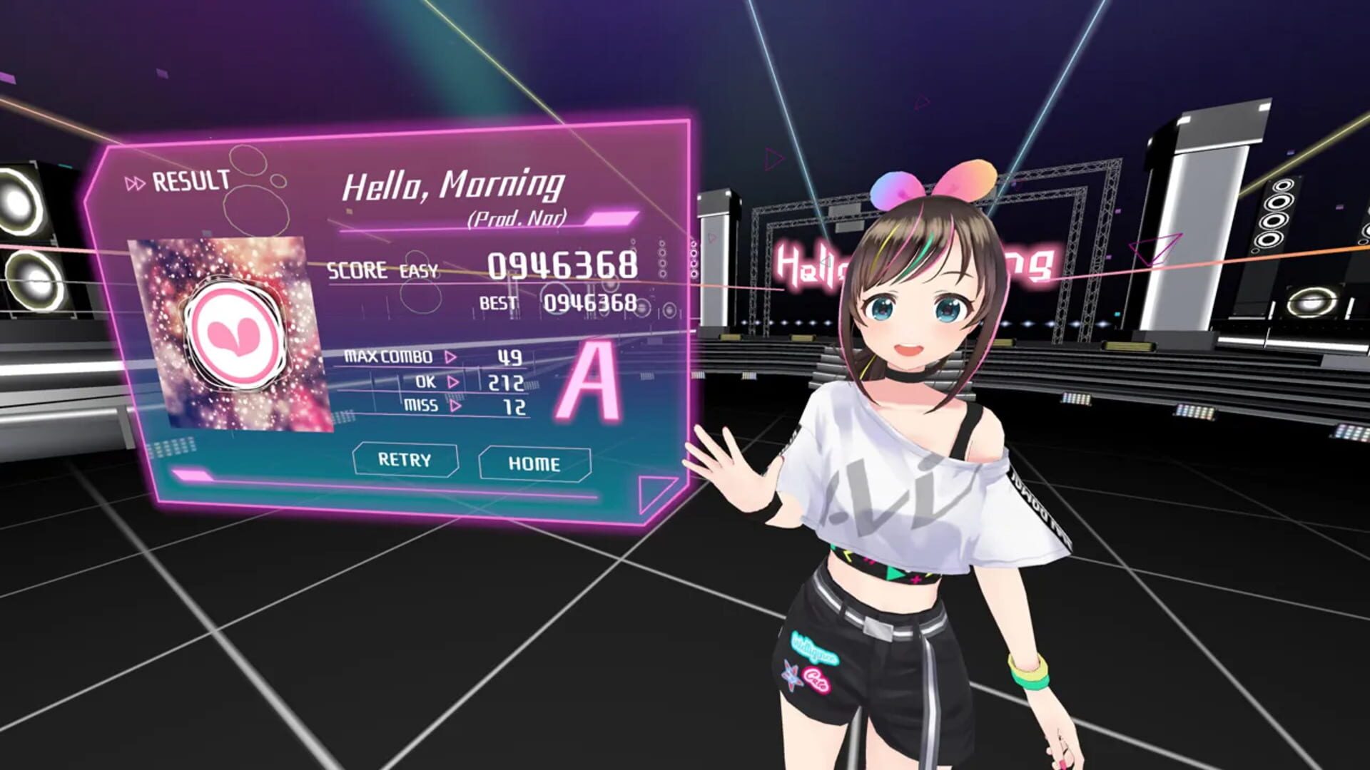 Screenshot for Kizuna AI: Touch the Beat!