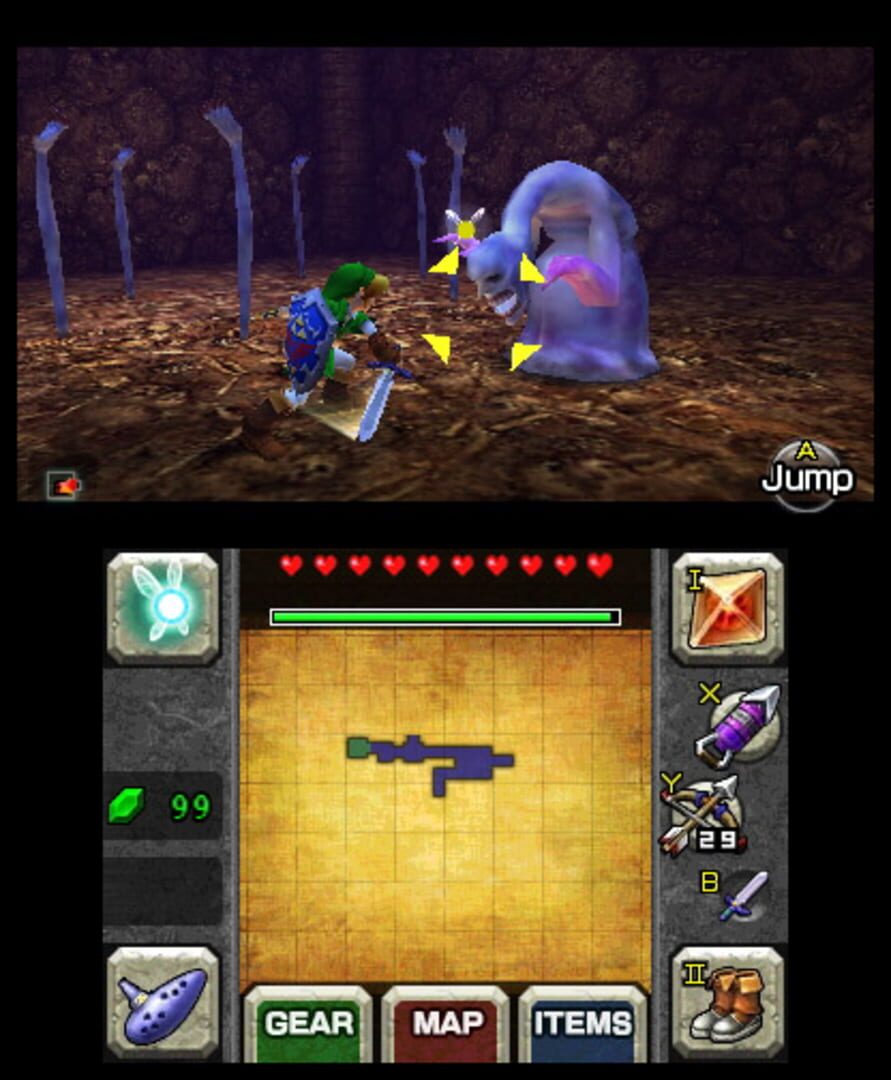 Screenshot for The Legend of Zelda: Ocarina of Time 3D
