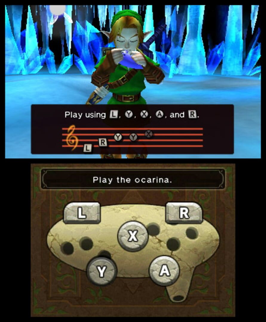Screenshot for The Legend of Zelda: Ocarina of Time 3D