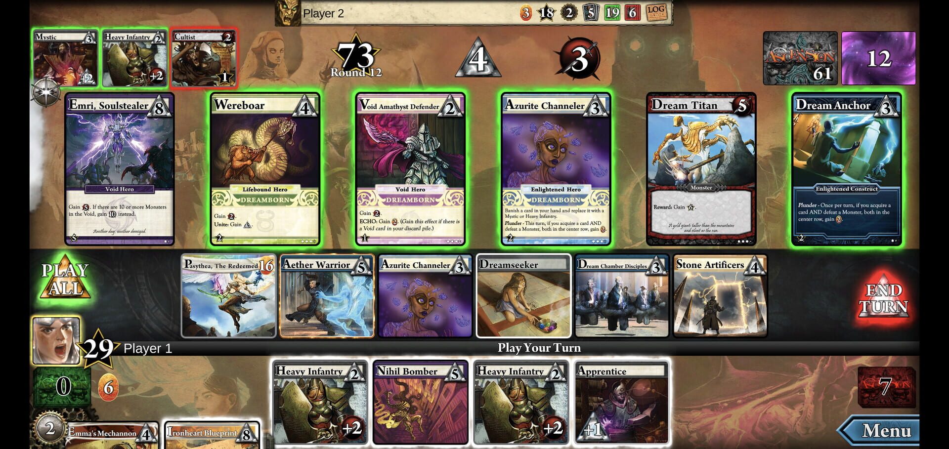 Screenshot for Ascension: Deckbuilding Game