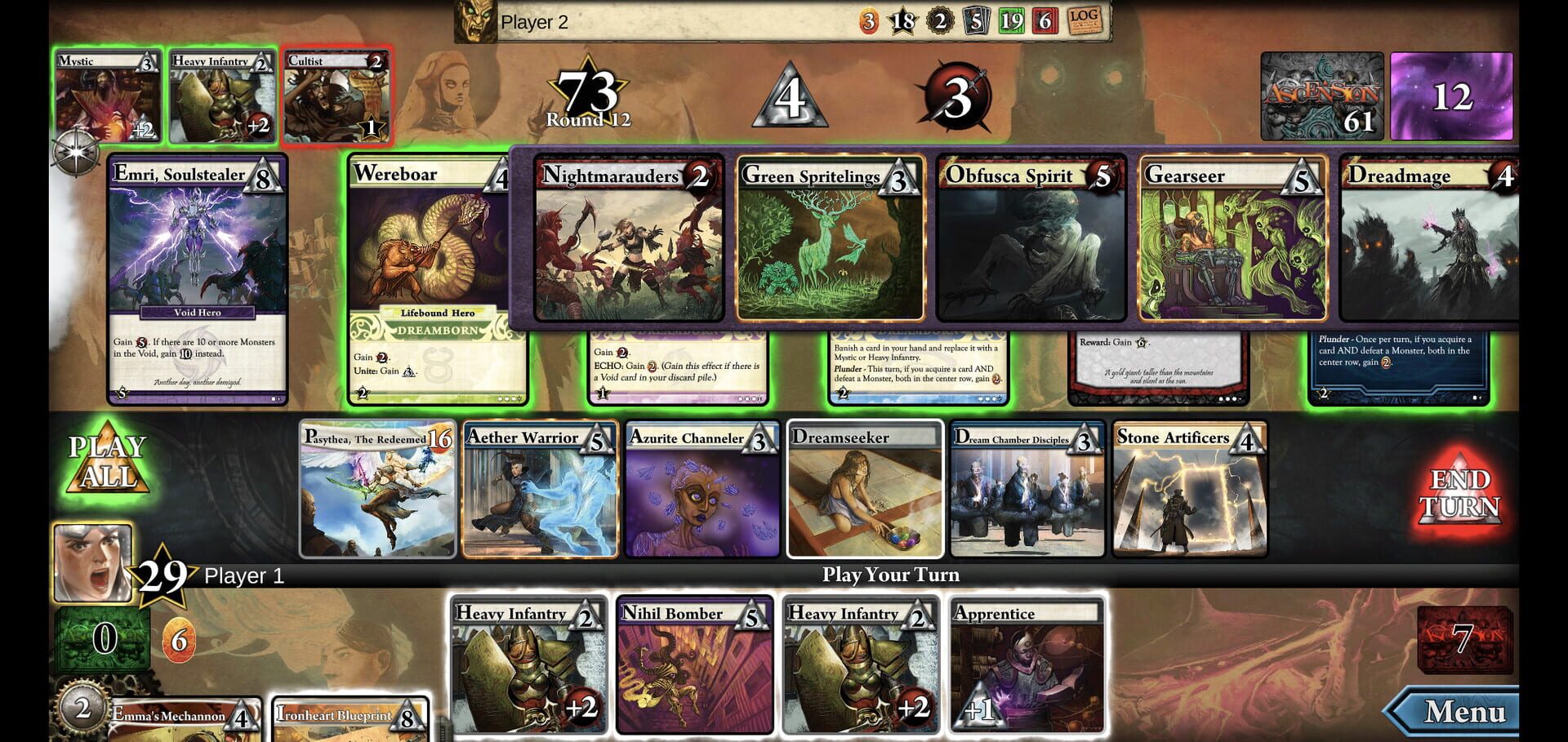 Screenshot for Ascension: Deckbuilding Game