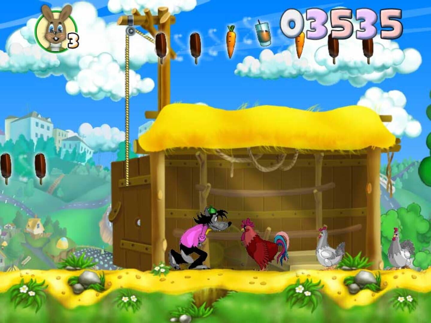 Screenshot for Nu, pogodi! Vypusk 4: Dogonyalki