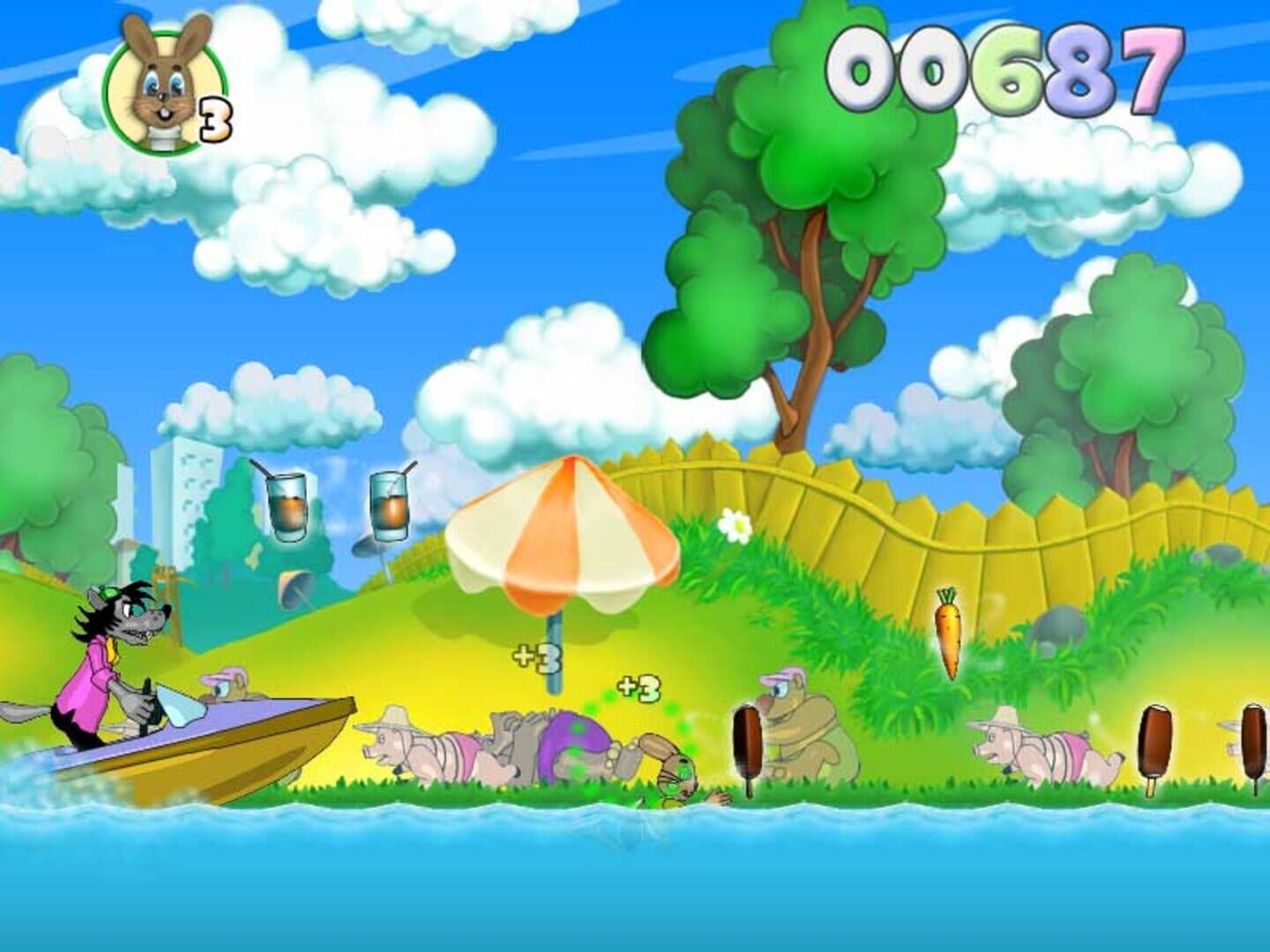 Screenshot for Nu, pogodi! Vypusk 4: Dogonyalki