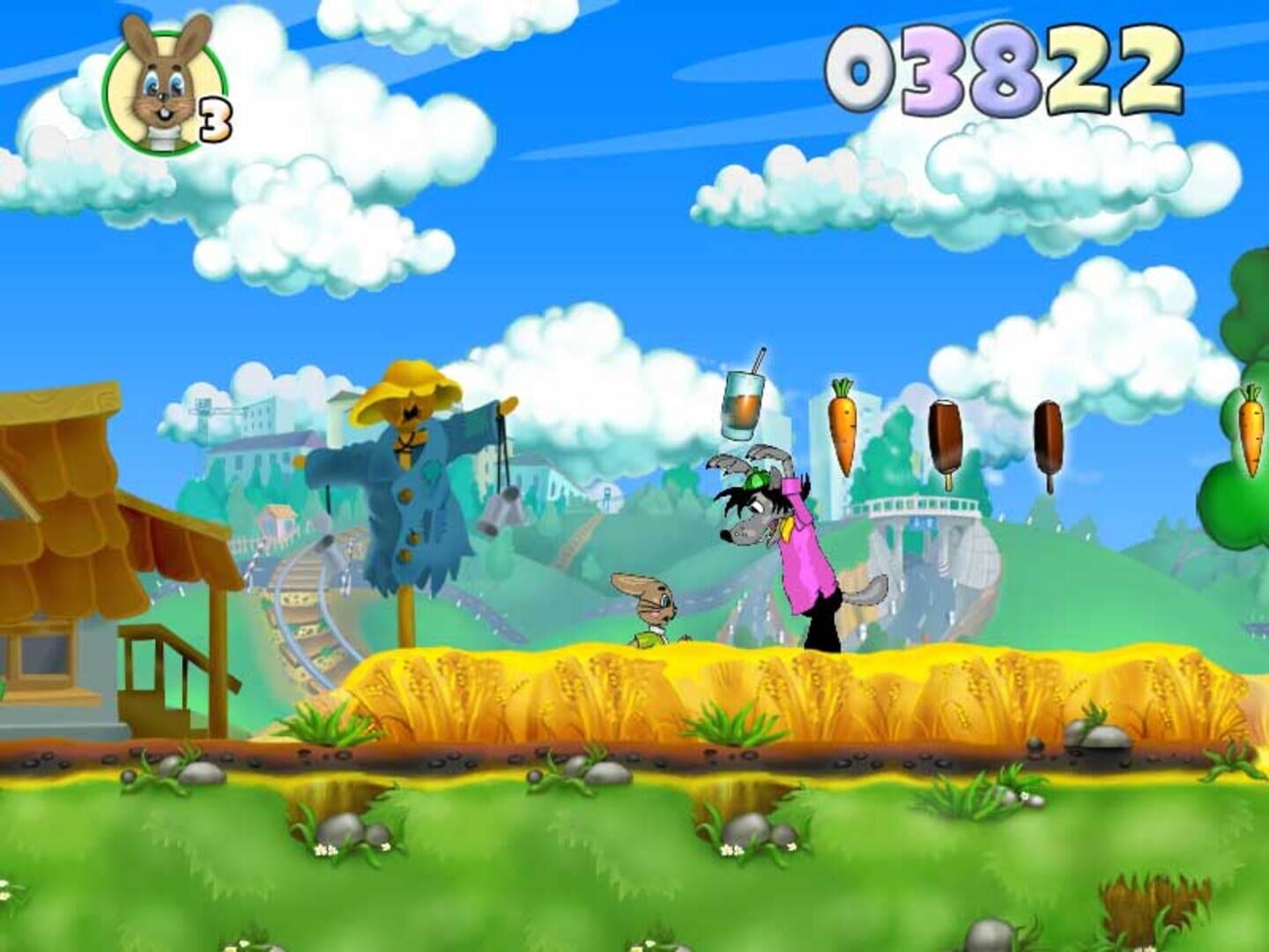 Screenshot for Nu, pogodi! Vypusk 4: Dogonyalki
